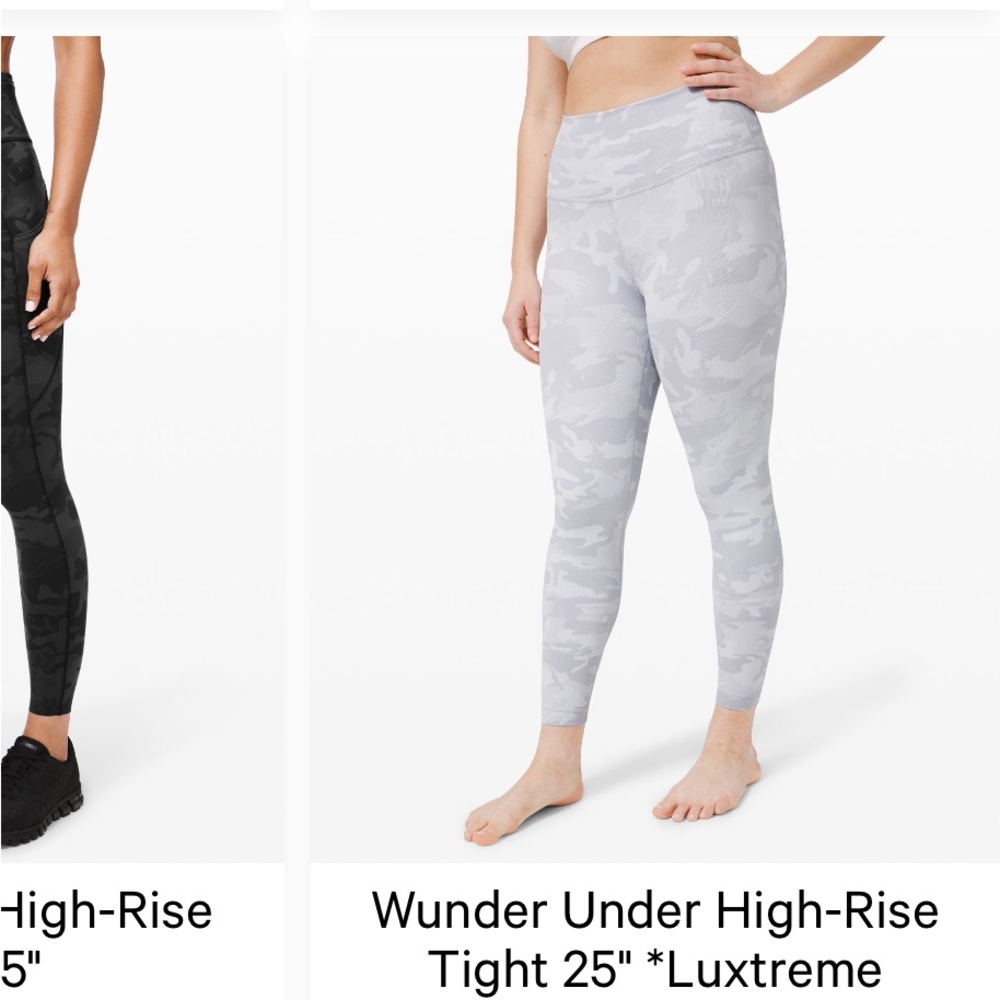 LULULEMON CAMO LEGGINGS